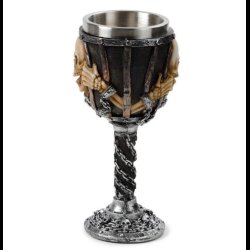 Decorative Skull with Chains Goblet