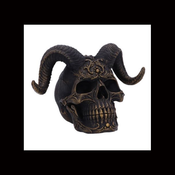 Diabolus Horned Skull 18cm