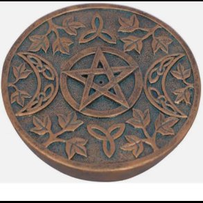 Divine Essence Incense Burner, Bronze, 12.7cm