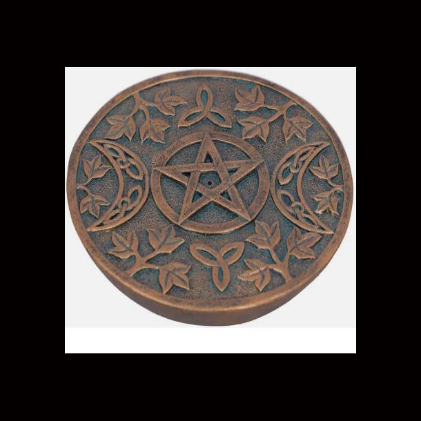 Divine Essence Incense Burner, Bronze, 12.7cm
