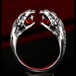  Double Cobra Head Ring