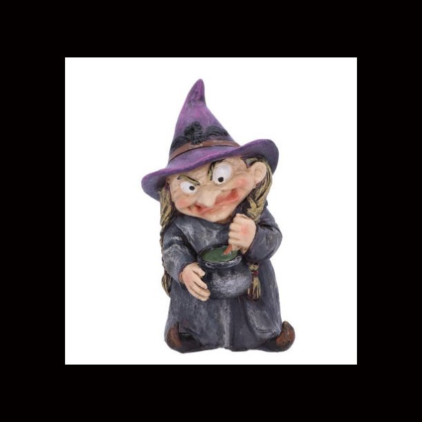Double Double Small Witch and Cauldron Figurine