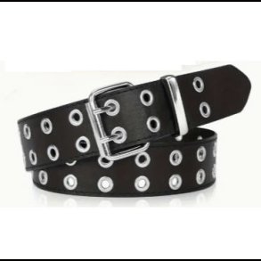 Double Ring Stud Ladies Belt