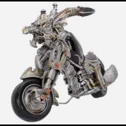 Dracus Birota Dragon Motorcycle Figurine 29cm,