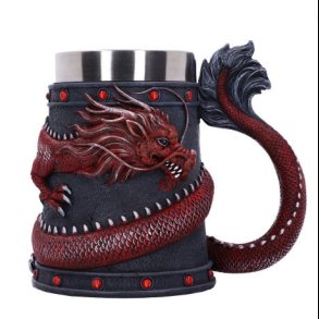 Dragon Coil - Tankard - Red 