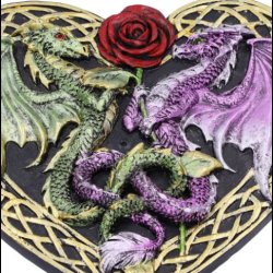 Dragon Love Incense Burner 14cm