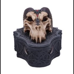 Dragon Skull Box by Monte Moore..