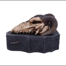 Dragon Skull Box by Monte Moore..