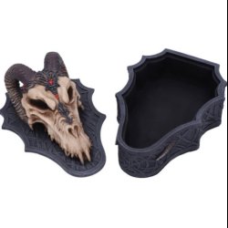 Dragon Skull Box by Monte Moore..