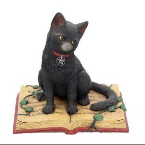 Eclipse Cat Spell Book Figurine 12cm