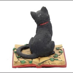 Eclipse Cat Spell Book Figurine 12cm