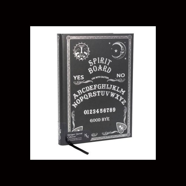 Embossed Journal Black and White Spirit Board 17cm
