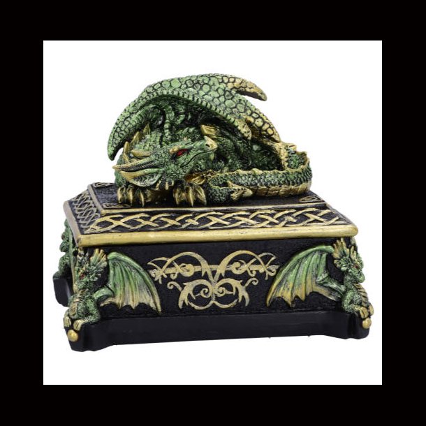 Emerald Hoard Dragon Box 13.5cm