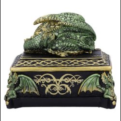 Emerald Hoard Dragon Box 13.5cm