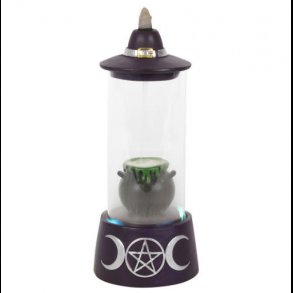 Enclosed Hat and Cauldron LED Backflow Burner