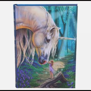Fairy Whispers by Lisa Parker journal or notebook, A5 hardback, blank, unicorn