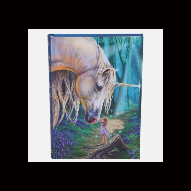 Fairy Whispers by Lisa Parker journal or notebook, A5 hardback, blank, unicorn