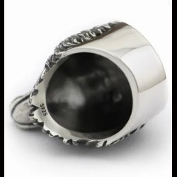 Fenrir Viking Wolf Head Ring