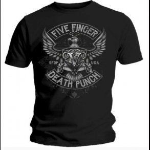 Five Finger Death Punch Unisex T-Shirt: Howe Eagle Crest