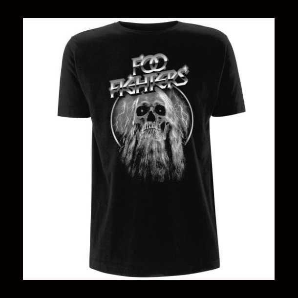 Foo Fighters Unisex T Shirt Bearded Skull