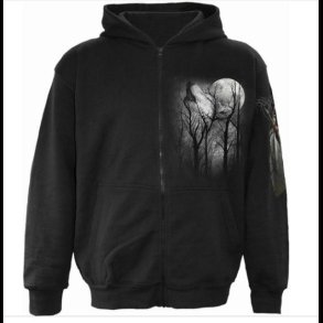 Forest Wolf- Full Zip Hoody