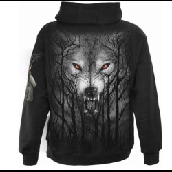 Forest Wolf- Full Zip Hoody