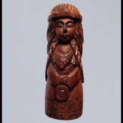 Frigga figurine made of wood