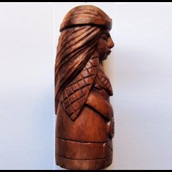 Frigga figurine made of wood