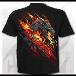 GOT - Fire And Blood - T-Shirt Black