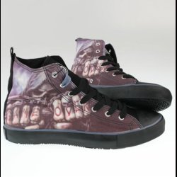 Game Over Sneakers - Men's High Top Laceup