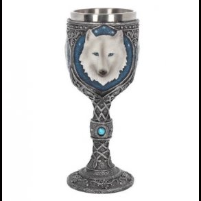 Ghost Wolf Goblet 19.5cm