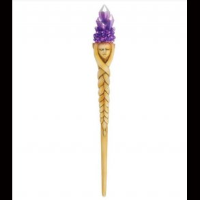 Goddess Wand With Purple Crystal