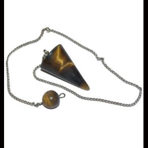 Golden Tigers Eye Cone Pendulum
