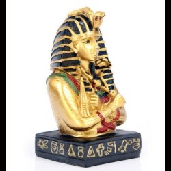 Golden Tutankhamen Holding Crook &amp; Flail