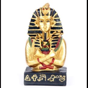 Golden Tutankhamen Holding Crook & Flail