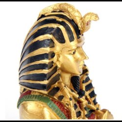 Golden Tutankhamen Holding Crook &amp; Flail