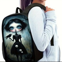 Gothic Girl Design Backpack 