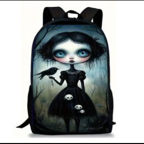Gothic Girl Design Backpack 