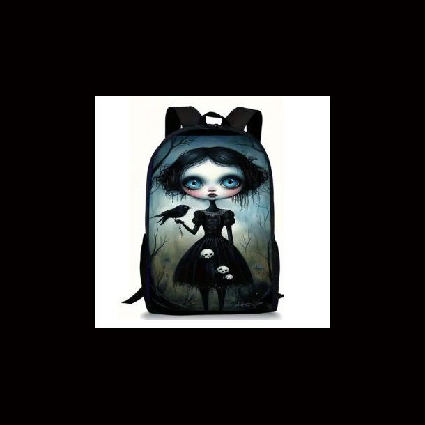 Gothic Girl Design Backpack 