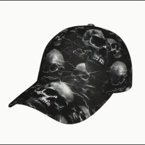 Gothic Skull Baseball Cap 