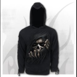 Grim Ripper -Black Strap Hoody