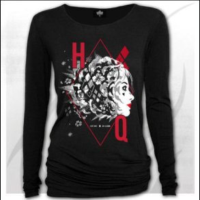 Harley Quinn - HQ - Baggy Top Black