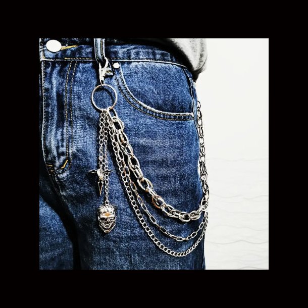 Heavy Duty Multi-Layered Trouser Chain Belt
