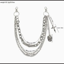 Heavy Duty Multi-Layered Trouser Chain Belt