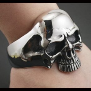 Heavy Skull Bracelet