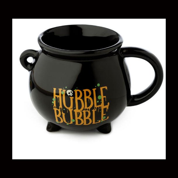 Hubble Bubble Black Cauldron Ceramic Shaped Mug