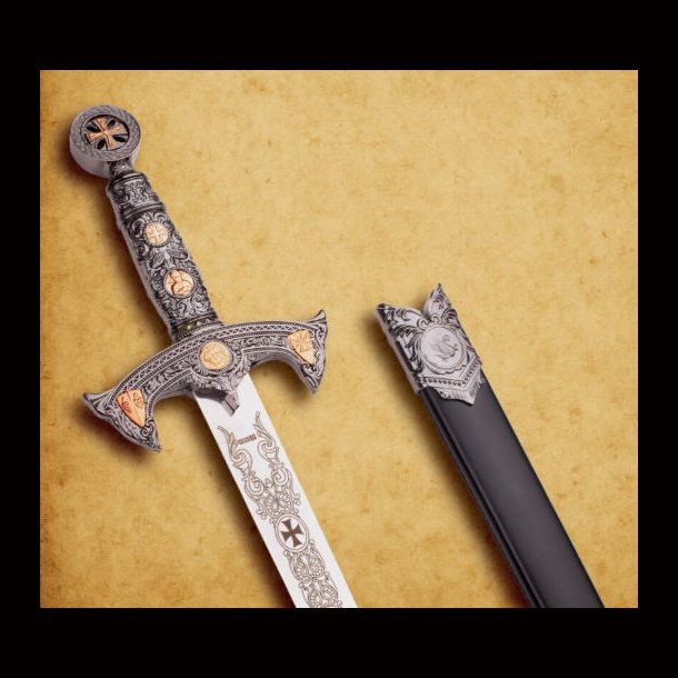 Sword of the Knights Templar with a Scabbard