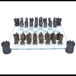 Kingdom Of The Dragon Chess Set 43cm