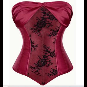 Lace Splicing Ruched corset Tube Top, 