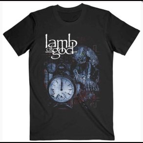 Lamb Of God Unisex T-Shirt: Circuitry Skull